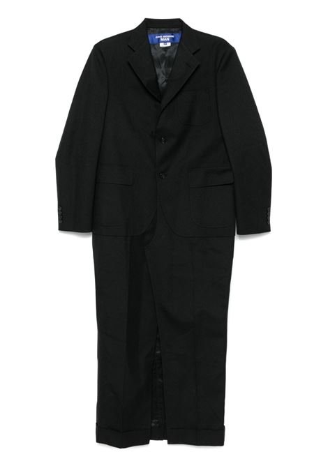 Cappotto monopetto in twill in nero Junya watanabe - uomo